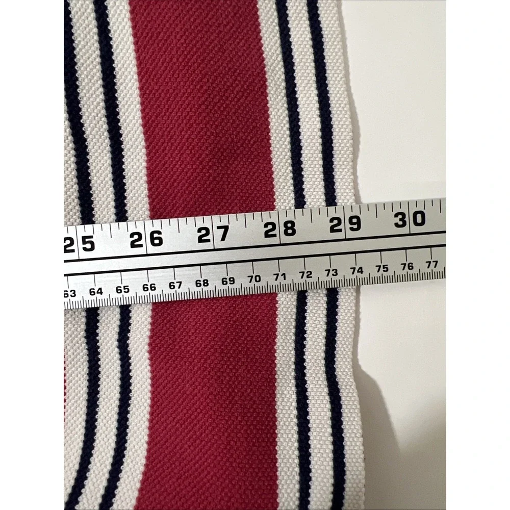 Polo by Ralph Lauren Mens XL Red White Blue Stripe Polo 100% Cotton Bolivia‎